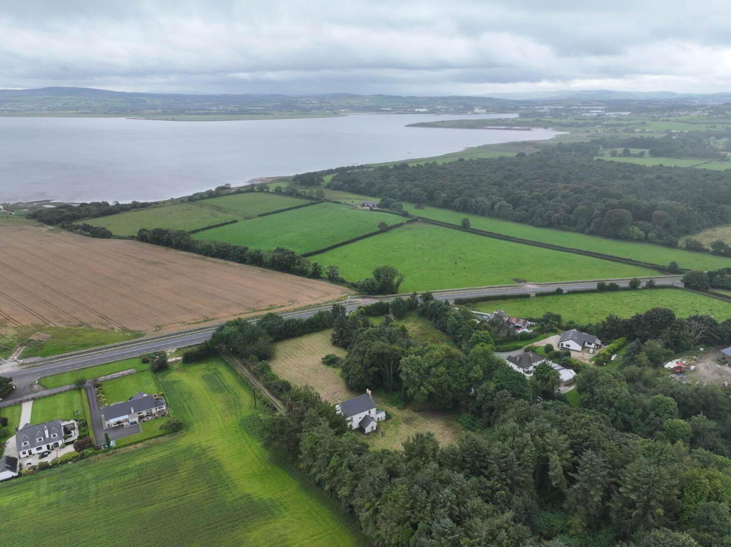 View across Lough Foyle from the property